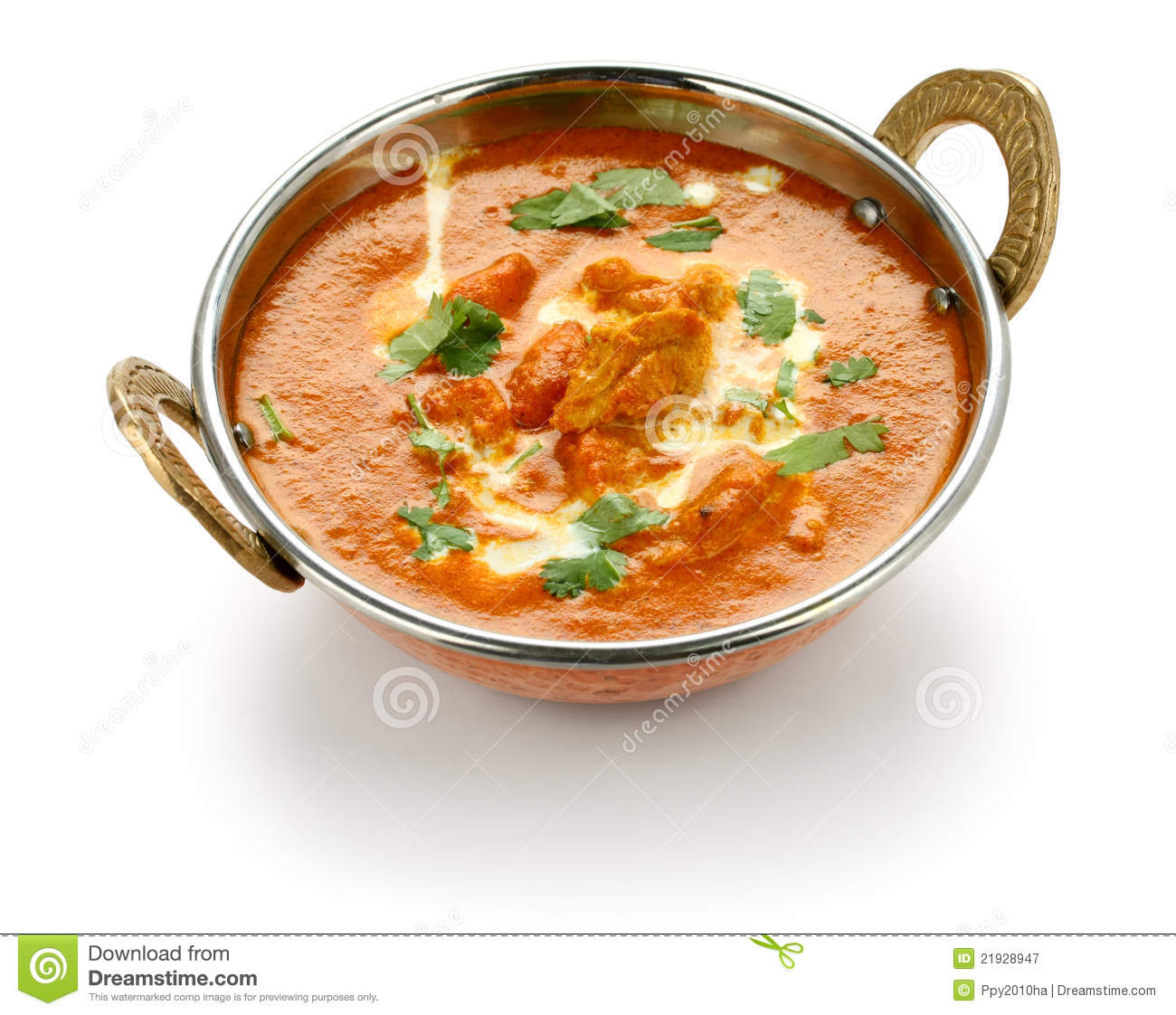 Butter Chicken  Indian Cuisine Royalty Free Stock Photography   Image