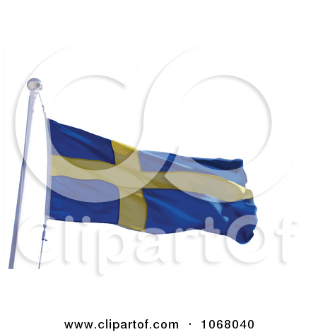 Clipart Sweden Flag   Royalty Free Vector Illustration By Leonid