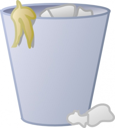Computer Trsh Icon Can Desktop Trash Full Blueberry Iconset