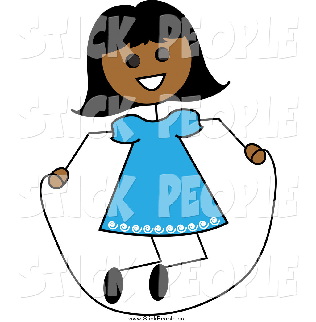 Girl Exercising Clipart Stick People Clipart   New