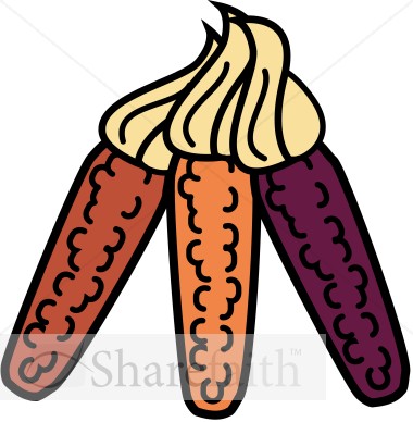 Indian Corn Clipart   Harvest Day Clipart