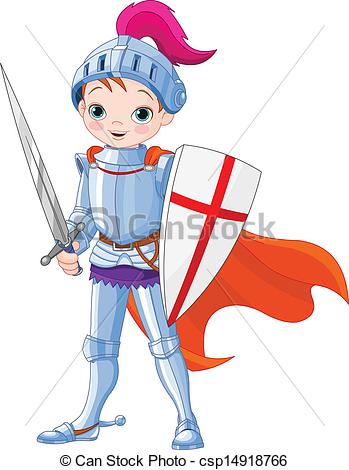 Knight   Illustration Of Little Knight Csp14918766   Search Clipart