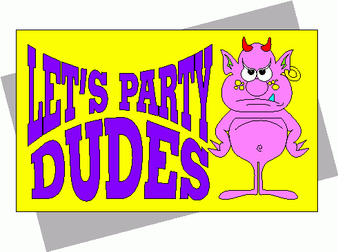 Let S Party Clipart   Let S Party Clip Art