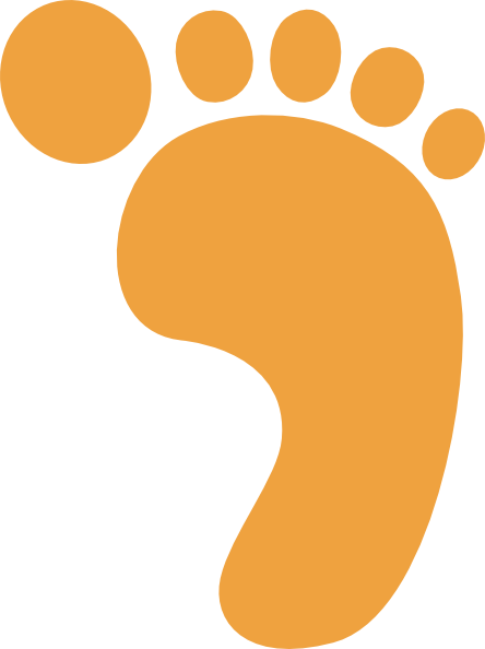 Right Foot Hollow Clipart   Free Clip Art Images