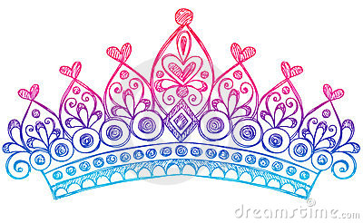 Sketchy Princess Tiara Crown Notebook Doodles Thumb   Free Images At