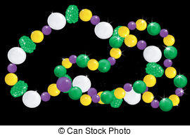 Sparkling Beads   Sparkling Mardi Gras Beads