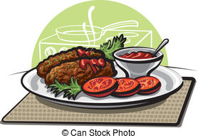Spit Roast Illustrations And Clipart