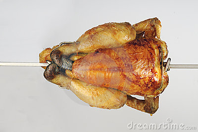 Spit Roasted Chicken Royalty Free Stock Photo   Image  11489185