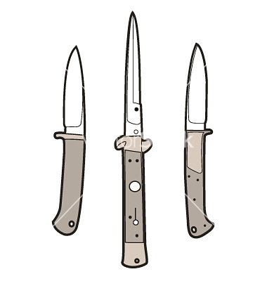 Switchblade Vector Royalty Free Vector Stock