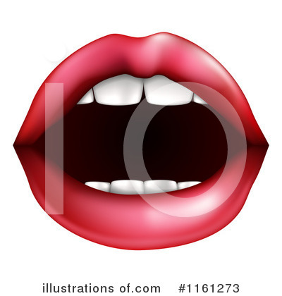 Talking Mouth Clip Art Black And White Mouth Clipart Illustration