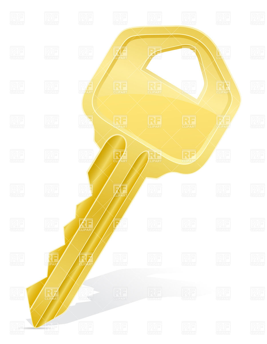 Typycal Metal Door Key Download Royalty Free Vector Clipart  Eps