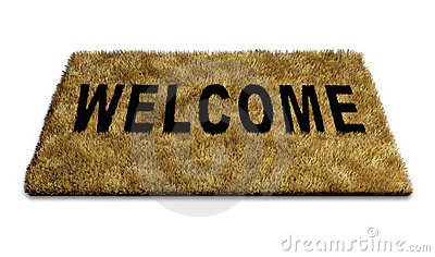 Welcome Mat Clipart Black And White Images   Pictures   Becuo