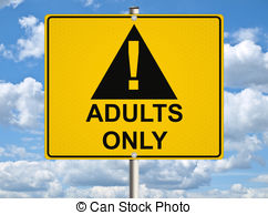 Adults Only Clipart And Stock Illustrations  20955 Adults Only Vector