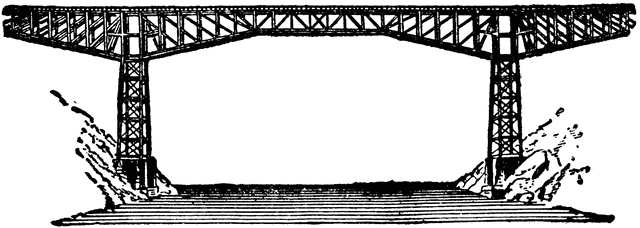 Beam Bridge Clipart A Cantilever Bridge Is A