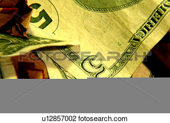 Clip Art   Five Dollar Bill  Fotosearch   Search Clipart Illustration
