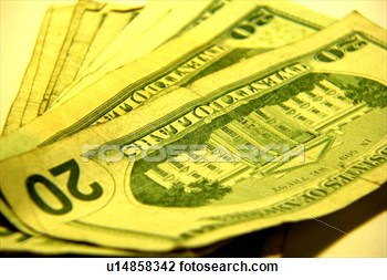 Clip Art   Twenty Dollar Bill  Fotosearch   Search Clipart    