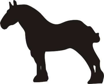Draft Horse Clipart   Free Clip Art Images