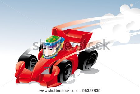 F1 Formula Automobile Racing Car The World 39 S Fastest Stock Vector