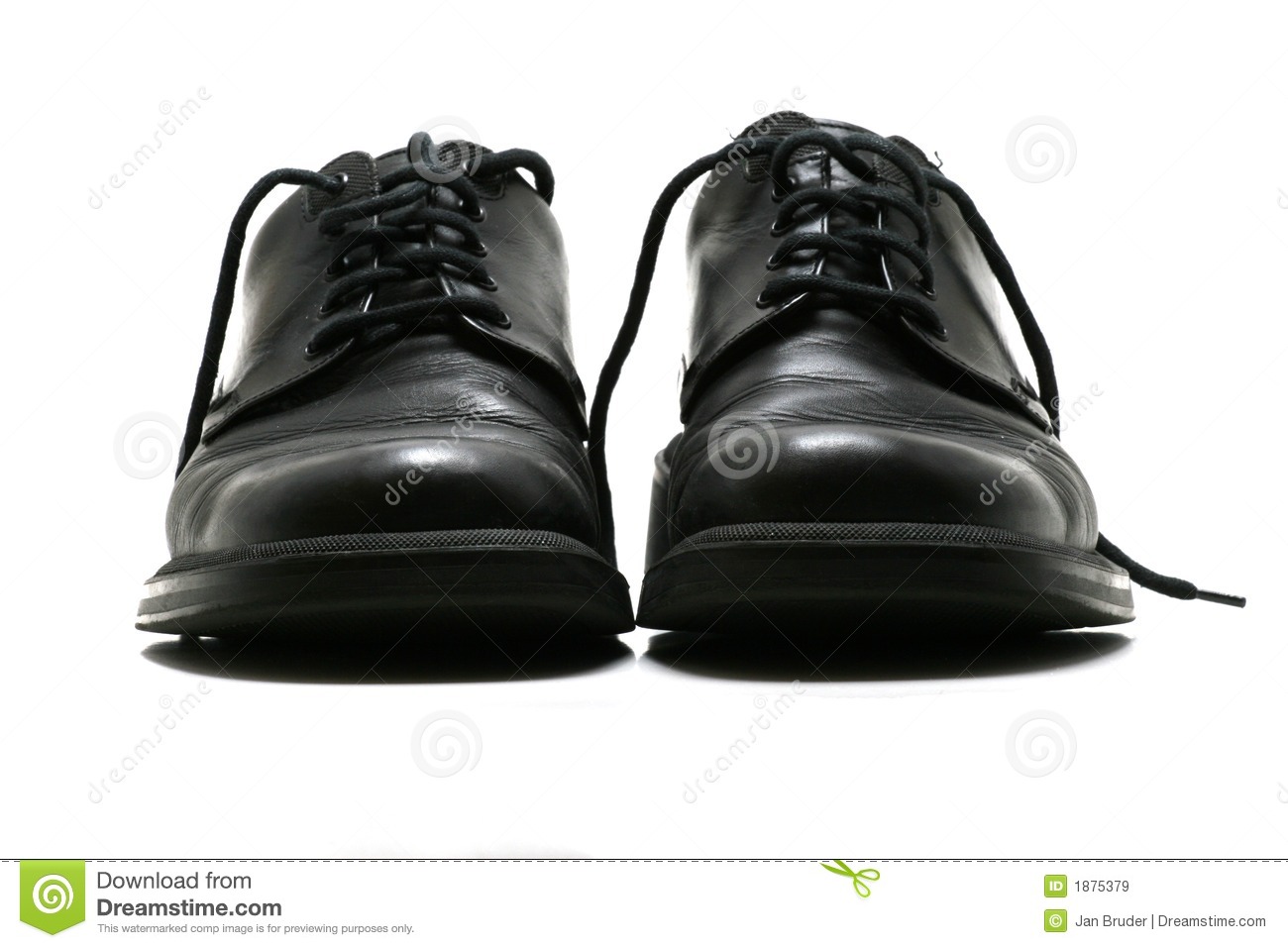Formal Men S Black Leather Shoes Royalty Free Stock Images   Image
