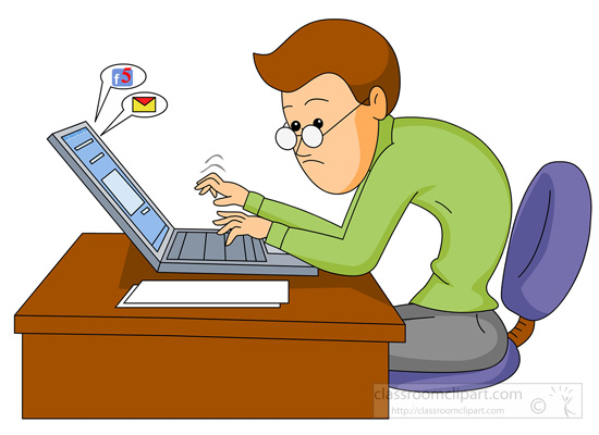Man Working On A Computer Jpg