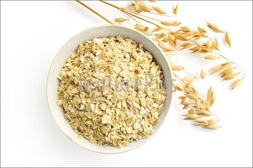 Oat Flakes With Oat Stems Pics  Stock Image To Download At Featurepics    