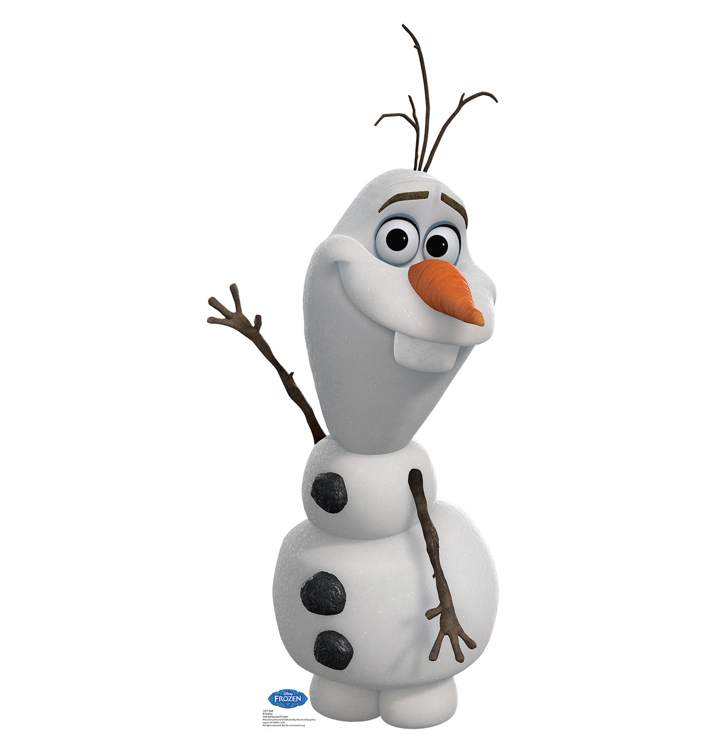 Olaf From Frozen Cardboard Cutout  He S Hilarious 