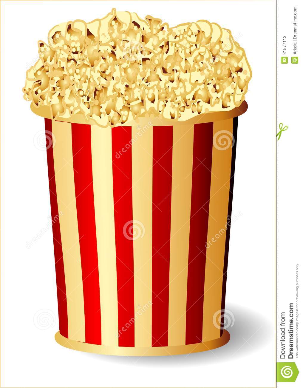 Popcorn Bucket Clipart Popcorm Bucket With Popcorn
