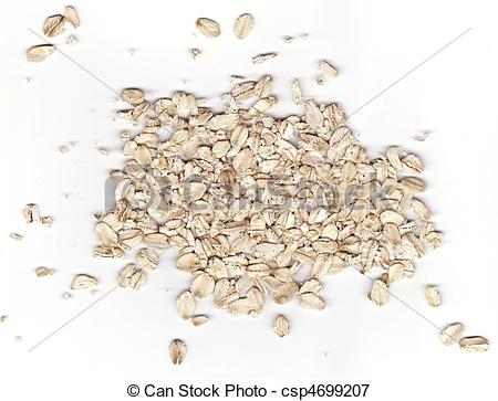 Rolled Oats   Close Up Of Rolled Oats Csp4699207   Search Eps Clipart