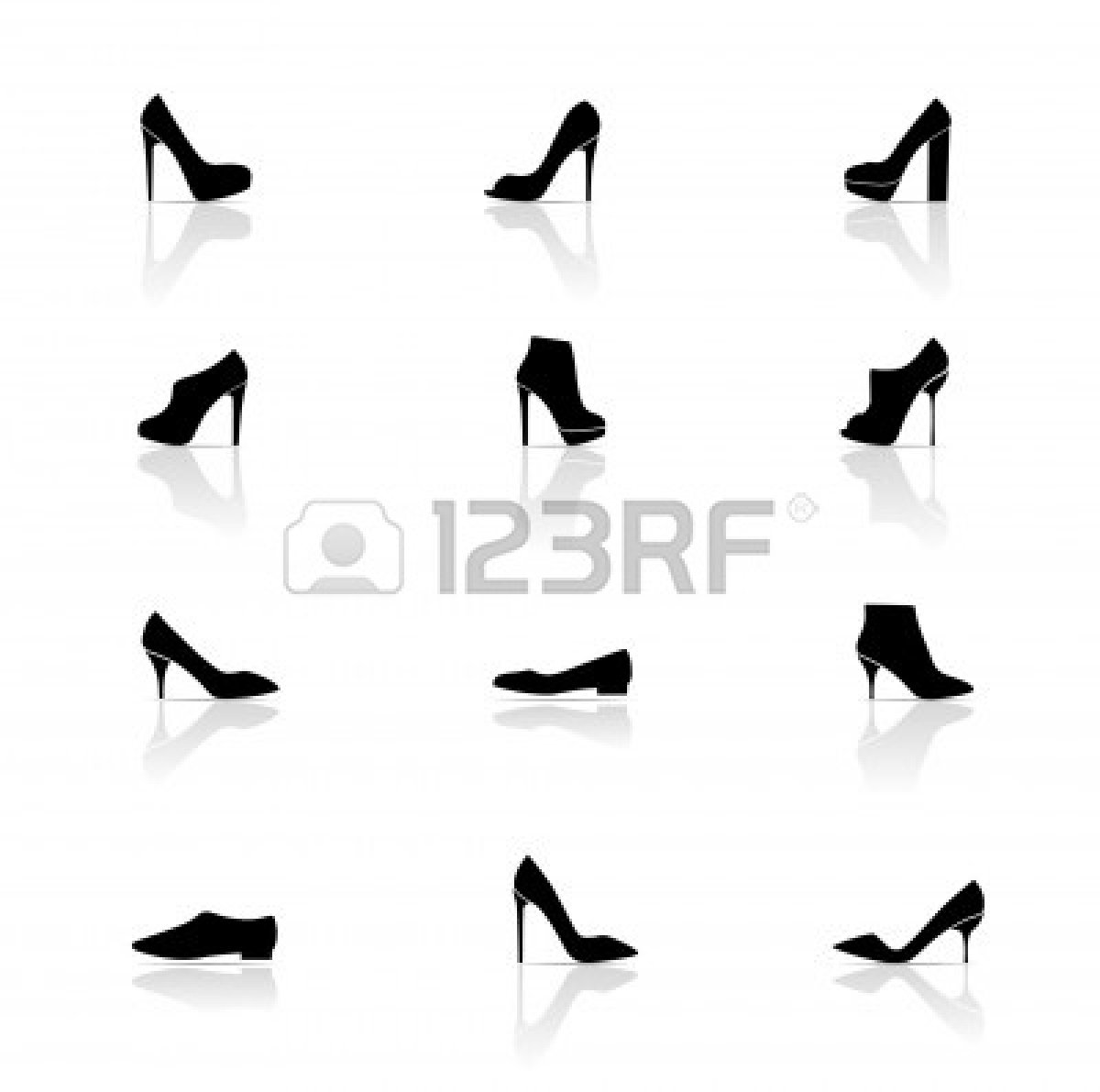 Running Shoes Clipart Black And White Mens Shoes Clipart Black And