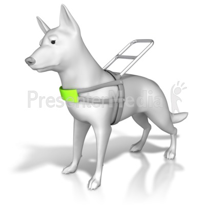 Service Dog Harness Presentation Clipart