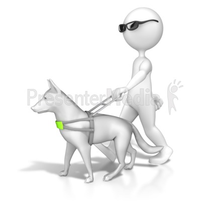 Service Dog Walking With Owner   Medical And Health   Great Clipart