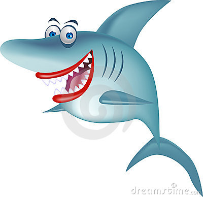 Smiling Shark Clipart Smiling Shark Cartoon 20403540 Jpg