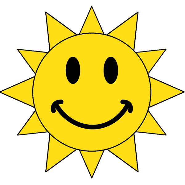Smiling Sun Face   Clipart Panda   Free Clipart Images