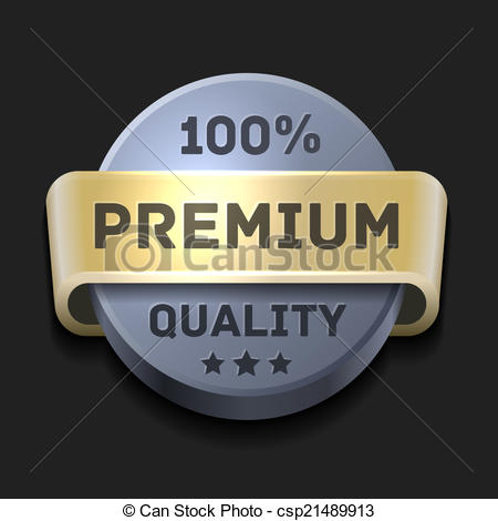 Stock Illustration   Premium Quality 100  Label   Stock Illustration