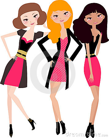 Three Girls Clipart Three Girls 12529212 Jpg