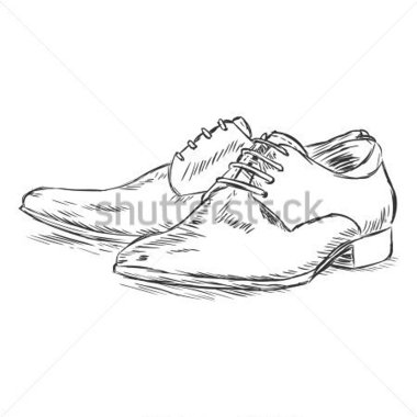 Vector Sketch Illustration Men S Shoes 169373777 Jpg