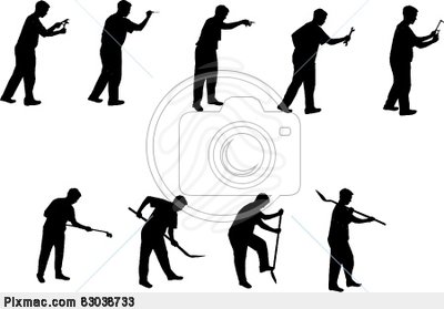 Vector Working Man Clipart   Cliparthut   Free Clipart
