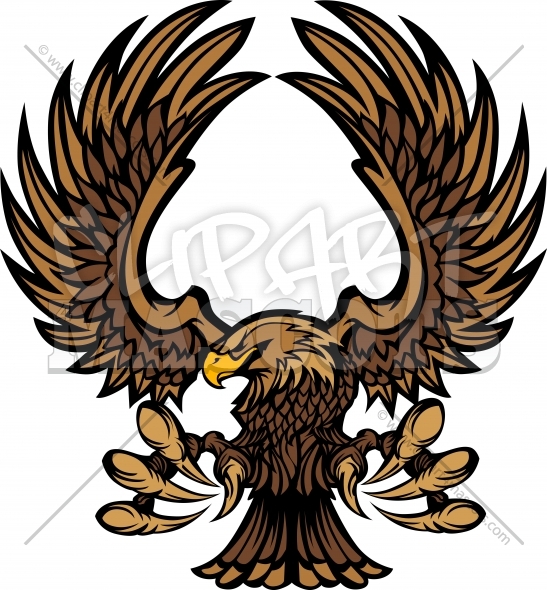 Wide Assortment Of Mascot Clipart Similar To This Hawk Mascot Clipart
