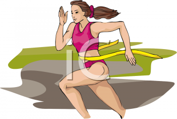 Women Track Runners Clipart   Cliparthut   Free Clipart