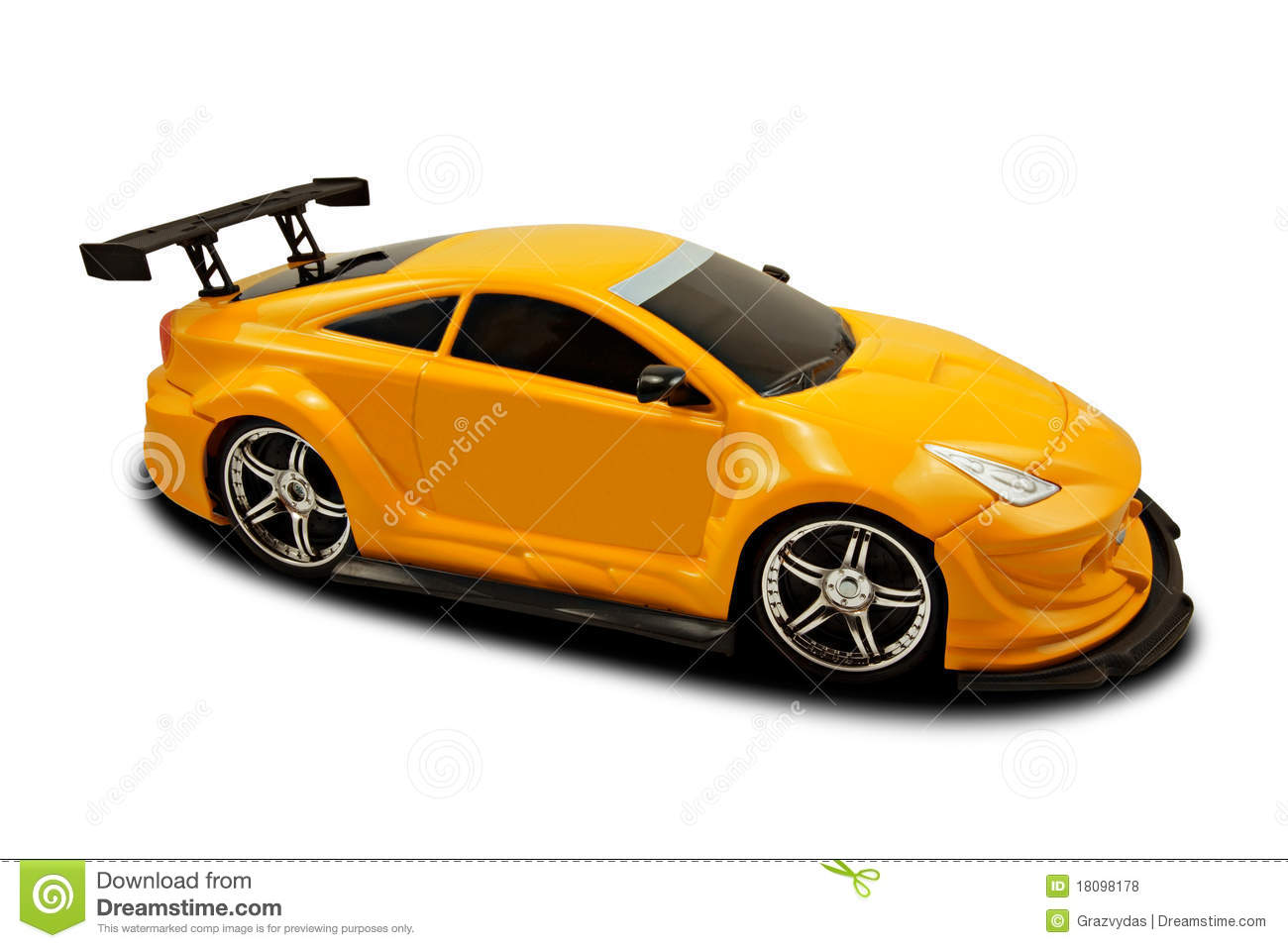 Yellow Fast Sports Car Royalty Free Stock Photos   Image  18098178