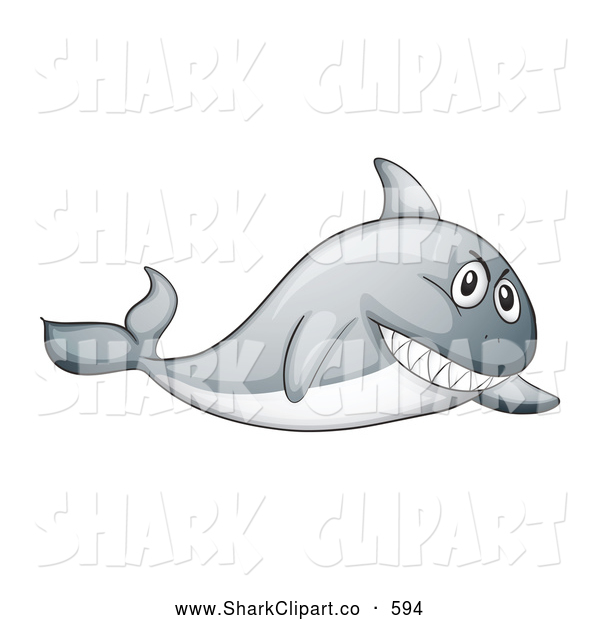 Angry Shark Clip Art