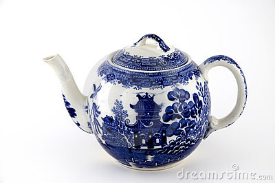 Blue Willow Teapot Royalty Free Stock Photos   Image  1471778