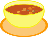 Clip Art Bowl Of Vegetable Soup Clipart   Cliparthut   Free Clipart