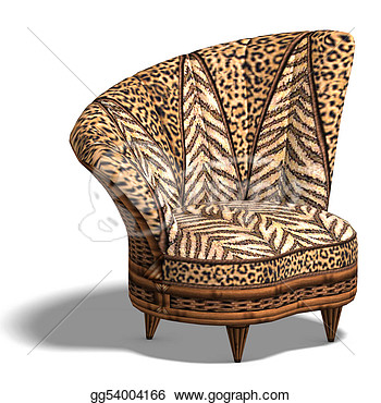 Comfy Chair With African Design