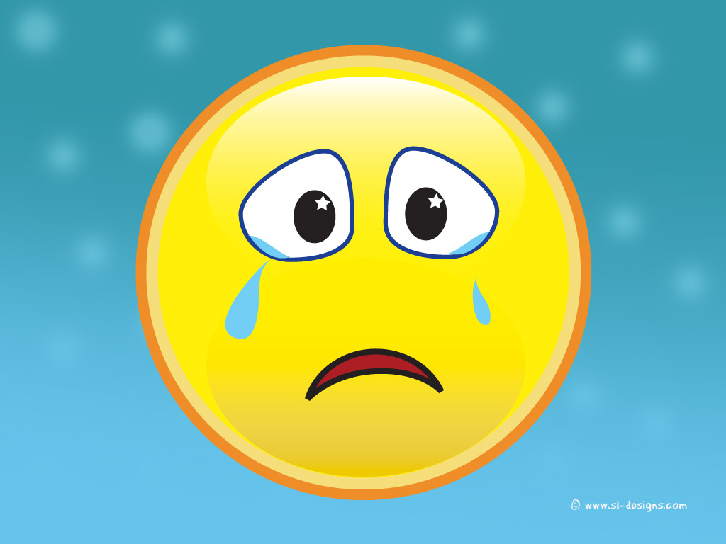 Download Free Crying Smiley Face Wallpaper For Your Desktop Web Site