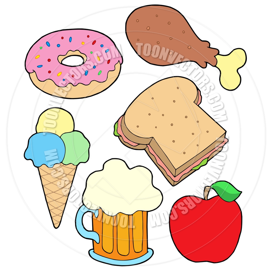 Frozen Food Container Clipart