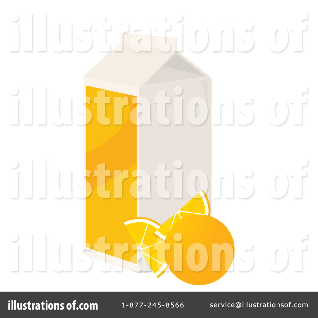Orange Juice Clipart Black And White
