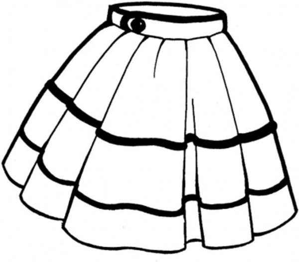 Poodle Skirt Clip Art   Clipart Best