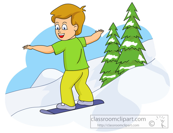Snowboarding Clipart Sports Clipart   Clip Art