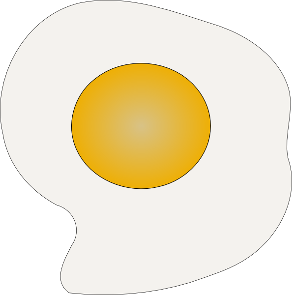Sunny Side Up Eggs Clip Art At Clker Com   Vector Clip Art Online